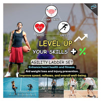 
              Invincible Fitness Agility Ladder Set
            