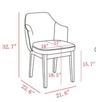 
              Kinston Curved Back Upholstered Dining Chair Linen - Threshold
            