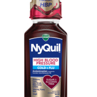 NyQuil™ High Blood Pressure Cold and Flu Relief Liquid Medicine 236 ml DLC: Fev26