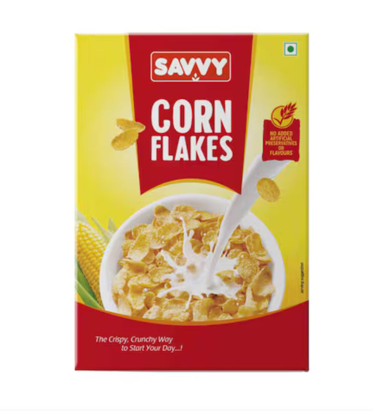 *Promo*Savvy Corn Flakes 375gr  DLC: 13 Juin25