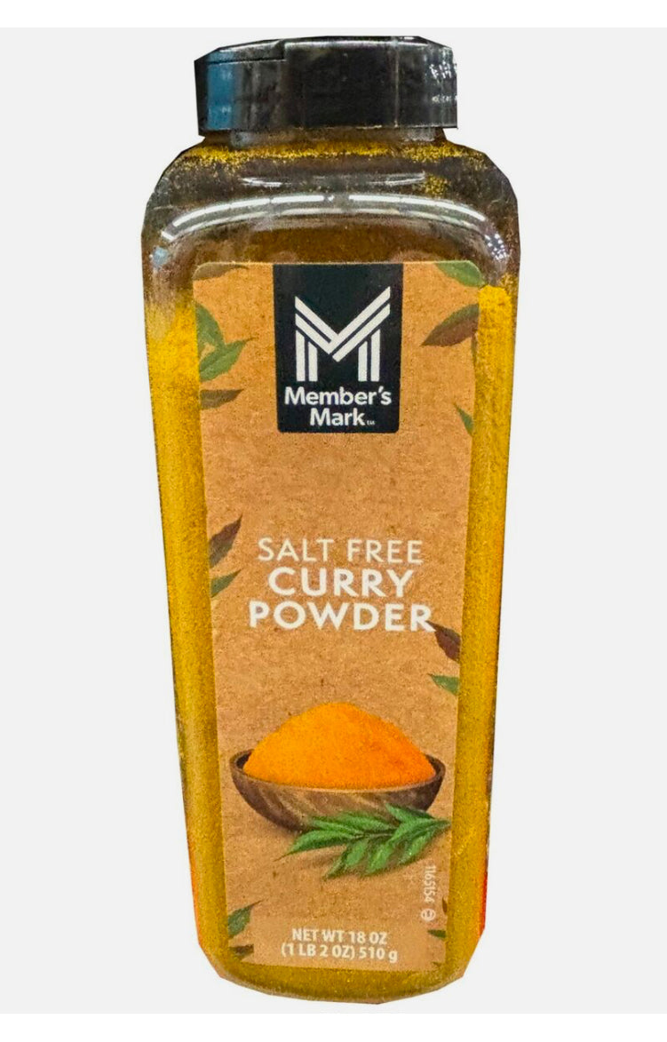 Member's Mark Salt-Free Curry Powder, 18 Ounce 510g DLC: Nov27