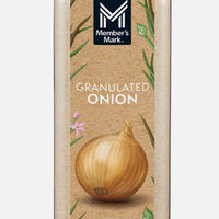 Member’s Mark Granulated Onion, 20 Ounce - Bold Flavor & Convenient Seasoning 567g