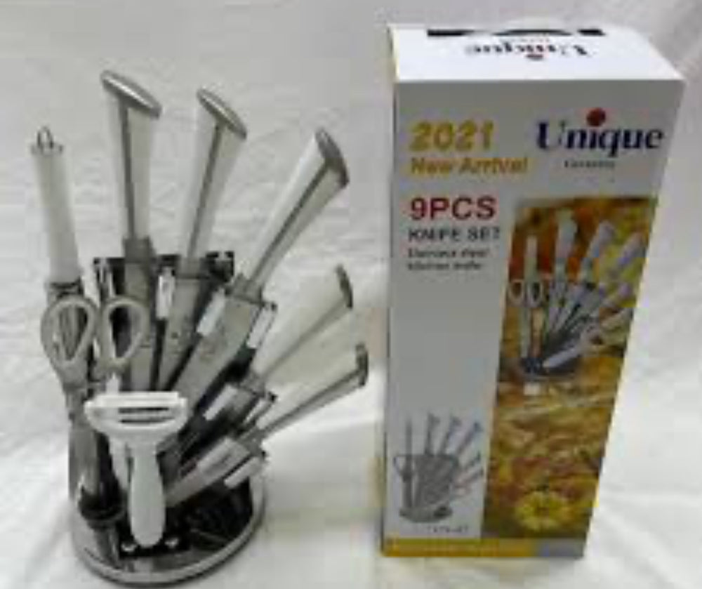 9 Pieces German Holder Knife Set