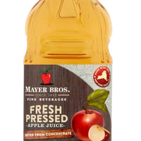 MAYER BROS. Fresh Pressed Apple Juice (64 oz) 1.89L DLC: Oct26