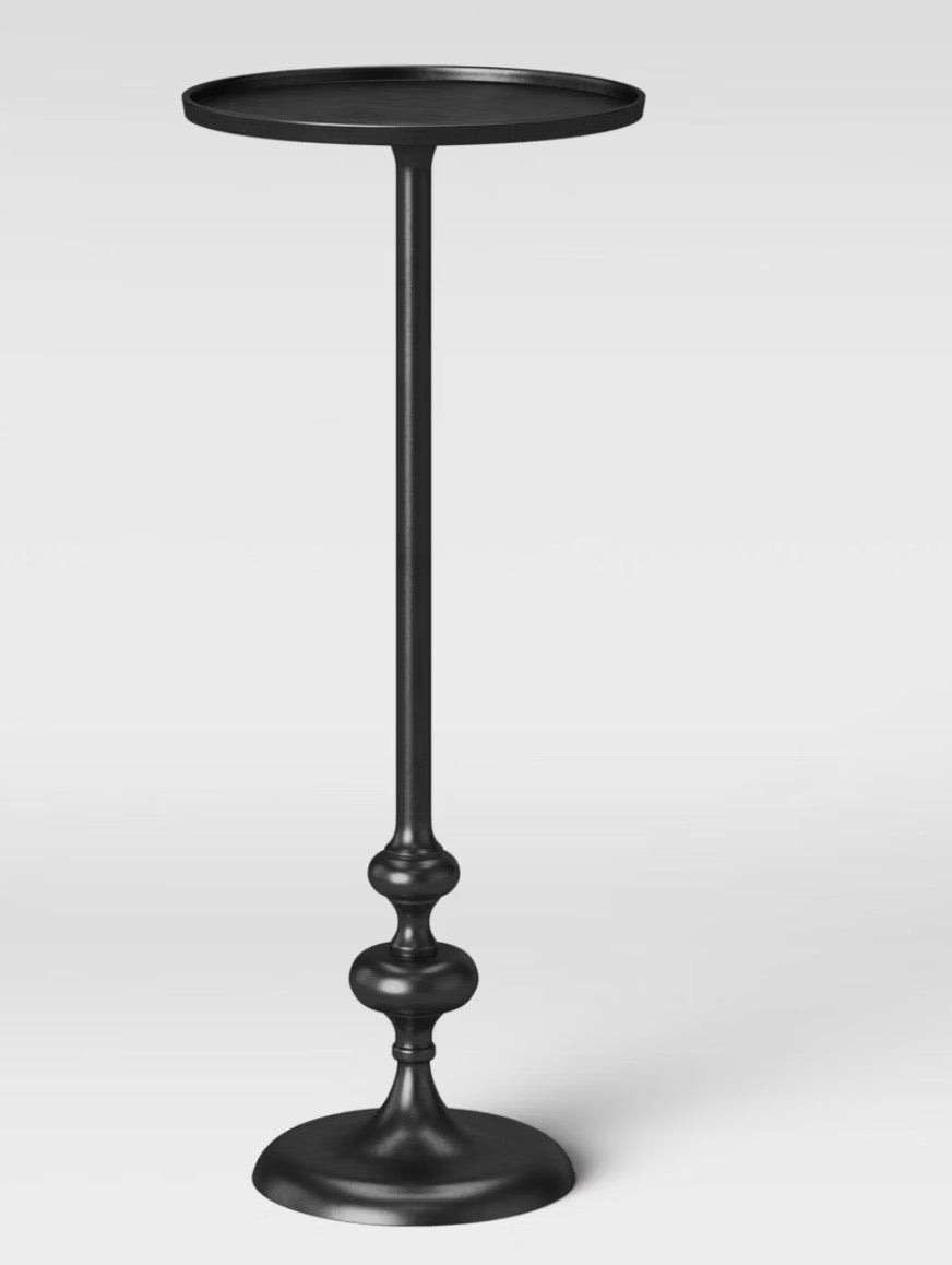 Londonberry Turned Accent Table Small Black - Threshold LPFN977065
