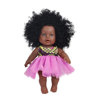 African American Baby Doll New, Orig Pkg, Girl from Tusalmo’s Nathaniel line NOS