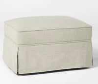 
              Vivian Park Ottoman Fern Green - Threshold designed with Studio McGee: Comfy, Upholstered, No Assembly Required LPEU855509
            