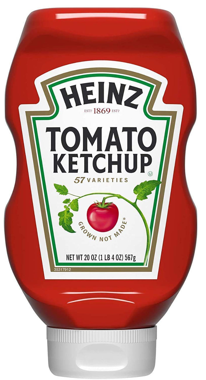 Tomato ketchup, squeeze, Heinz (567g)