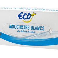 Mouchoirs blancs x150 - ECO +