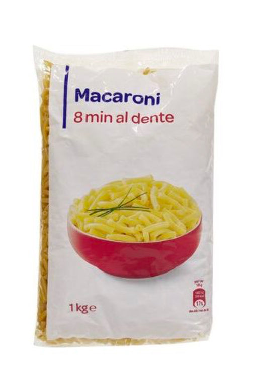 PP BLANC 1KG MACARONI
DLC: Juin25