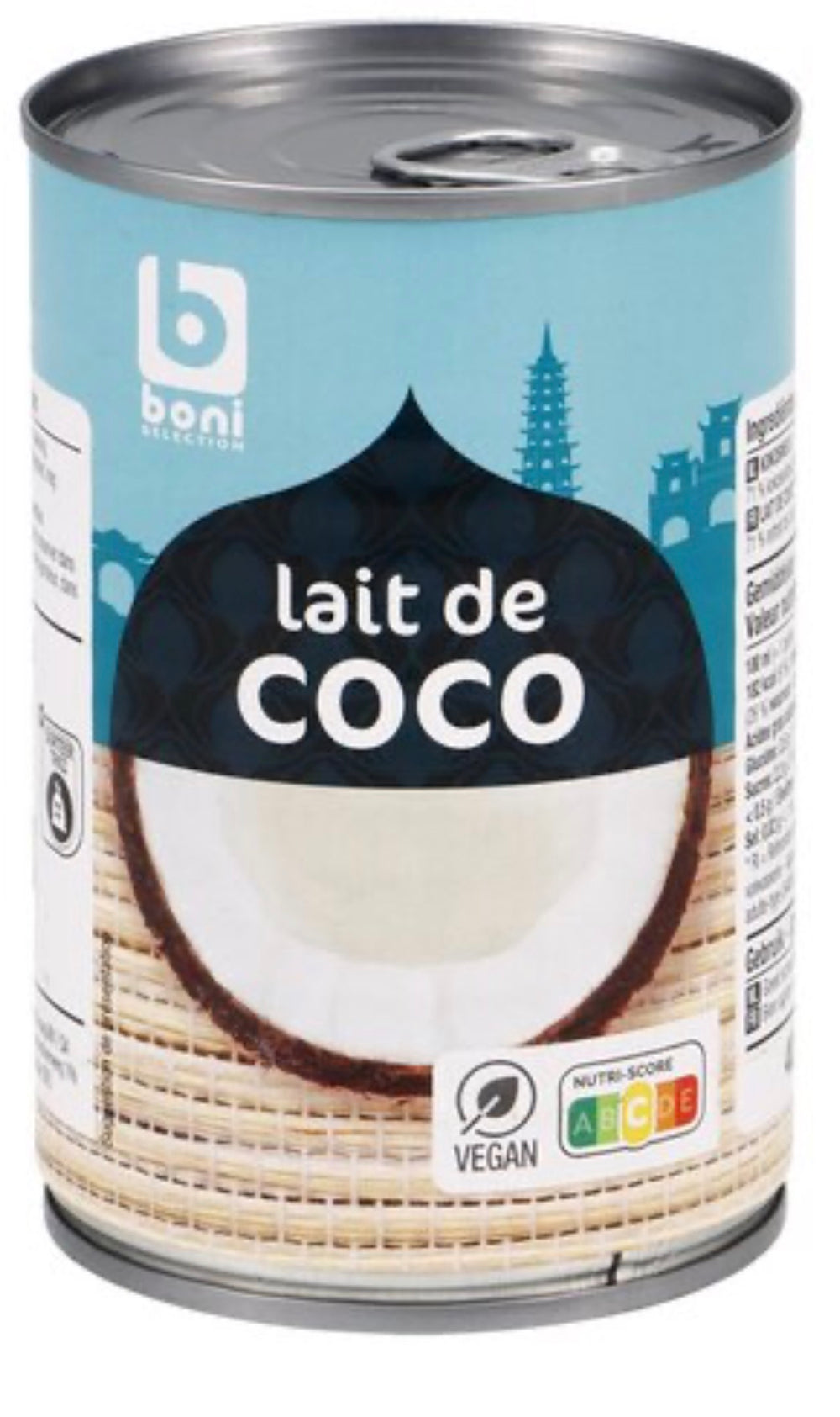Lait de coco – Boni Selection – (400 ml) DLC: Mars27