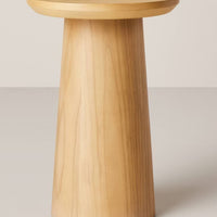 Wooden Round Pedestal Accent Drink Table - Hearth & Hand™ with Magnolia