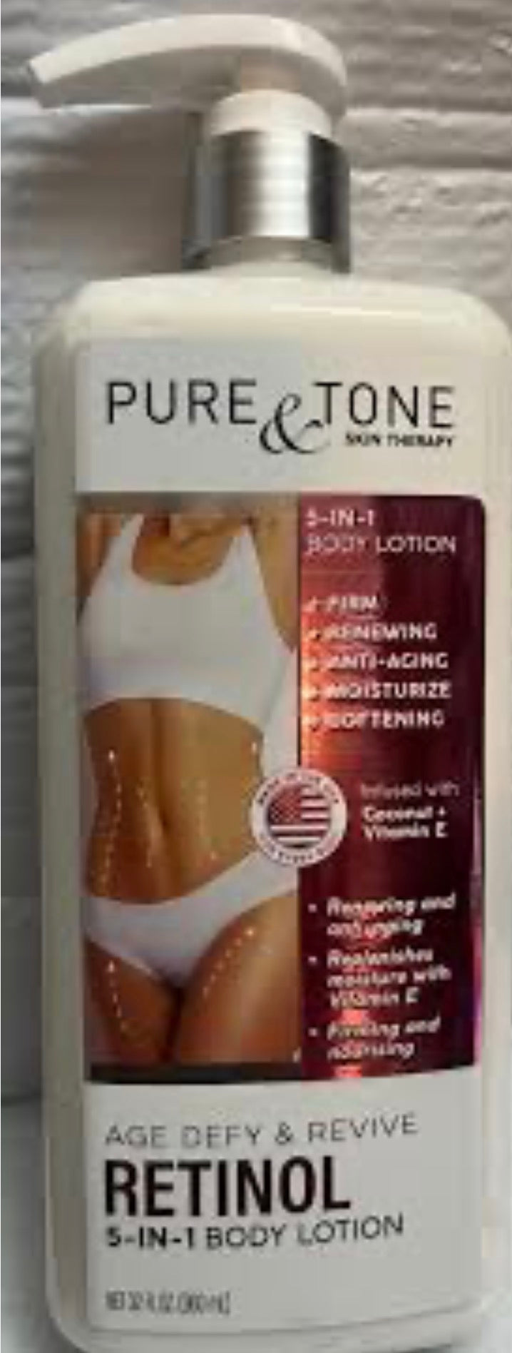 Lotion pour le corps BIG Pure & Tone Firm & Lift COLLAGEN 5-1 32 fl oz complète (960 ml)