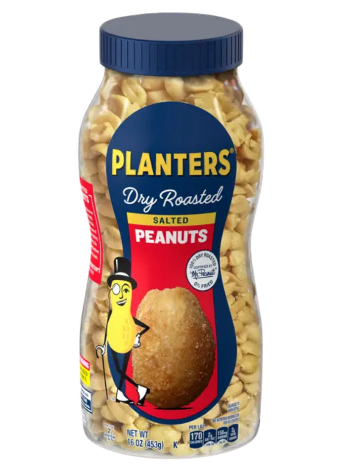 Planters - Dry Roasted Peanuts (16 Oz)(453 g) DLC: 25 Oct25
