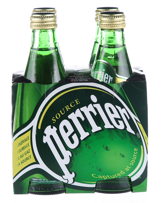 Perrier Water Regular 330 ml × 4 Pack