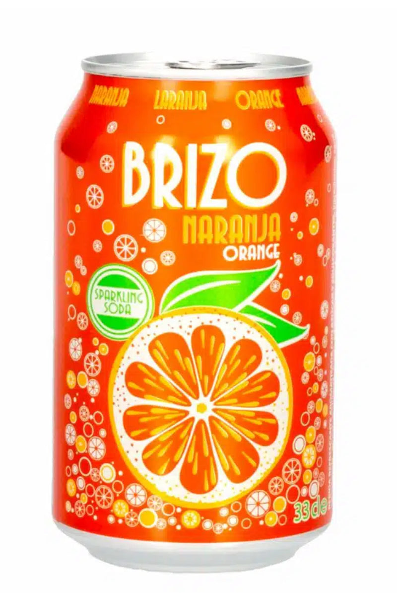 Bebida Gaseosa Sabor A Naranja BRIZO (330 mL) 15/12/26
