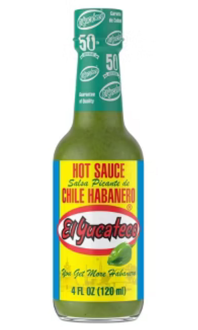 El Yucateco Green Habanero Hot Sauce (120ml)