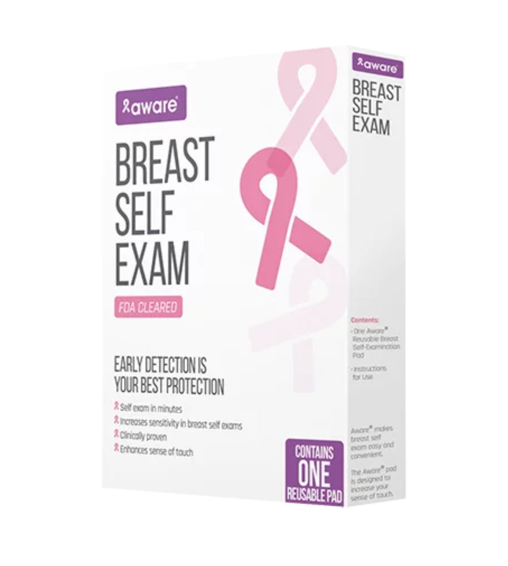 Aware Breast Self Exam Pad, Breast Cancer Awareness Tool