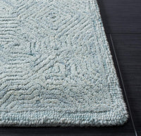 
              SAFAVIEH Area Rug 8x10 - Ikat Collection - Large - Aqua, Handmade Wool, Ideal for Living Room, Bedroom, Office, Dining Space
            