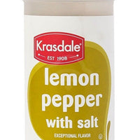 Krasdale Lemon Pepper W/Salt, 4 Oz 113g DLC: Juillet25