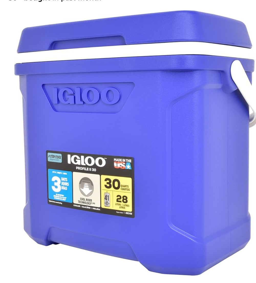 Igloo Profile II 30 Quart Bail, Blue