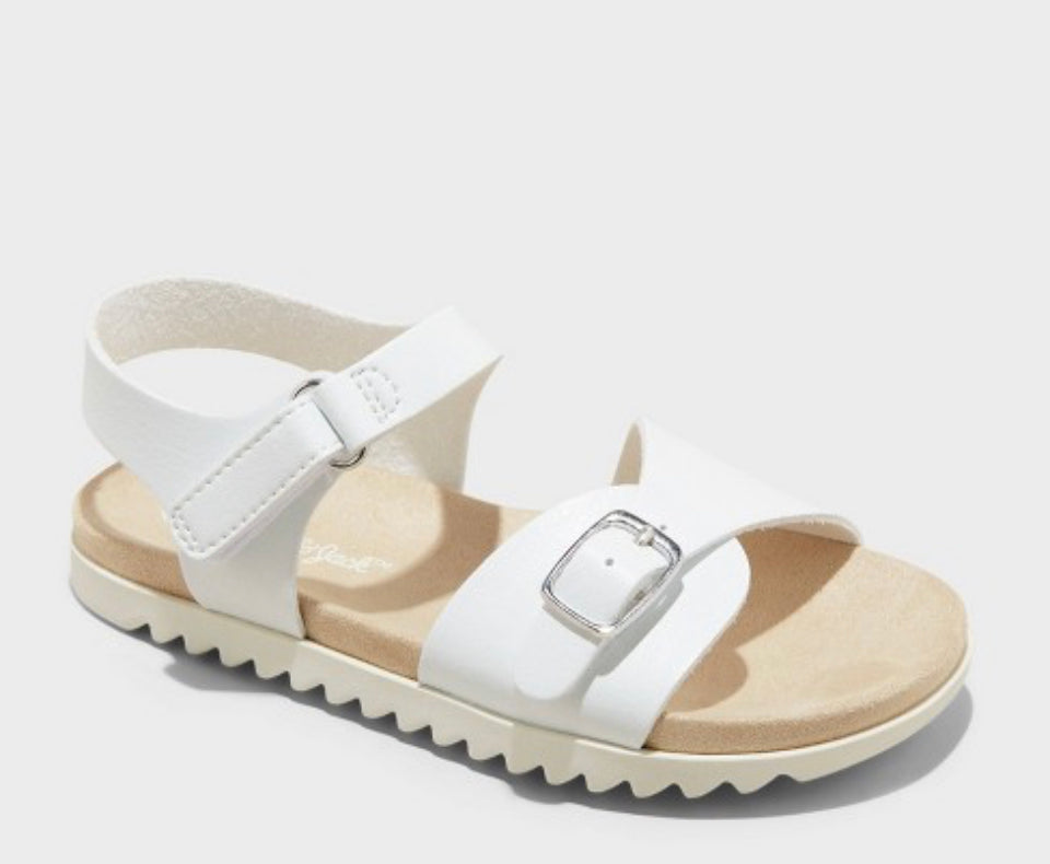 Toddler Girls' Shaelyn Footbed Sandals - Cat & Jackâ„¢ White 11T