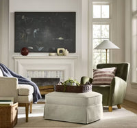 
              Vivian Park Ottoman Fern Green - Threshold designed with Studio McGee: Comfy, Upholstered, No Assembly Required LPEU855509
            
