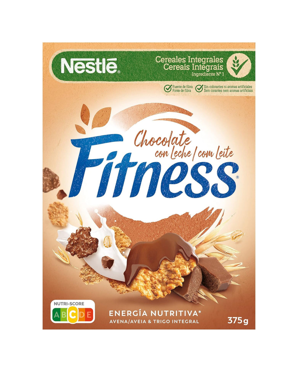 Nestlé Céréales Fitness au chocolat au lait 375g DLC: Sept25