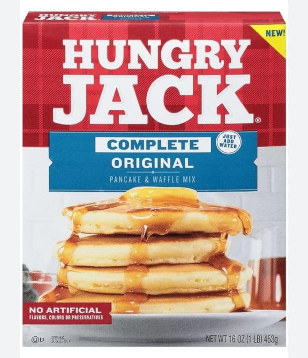 Hungry Jack mélange original complet de crêpes et de gaufres 16 oz 1 lb 453g DLC: Avril26