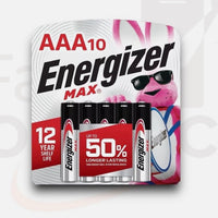 Energizer MAX AAA10 Batteries (12 Pack) | Triple A Alkaline Batteries