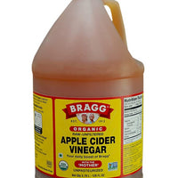 Bragg Organic Apple Cider Vinegar, Raw, Unfiltered, With The Mother, 128 oz (3.79L) DLC: Juin29