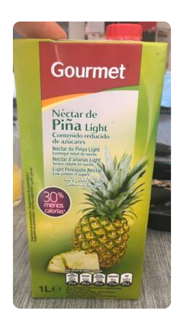 Nectar de Piña light - Gourmet - 1 L DLC: Janv26