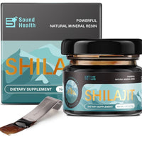 SoundHealth Pure Himalayan Shilajit Resin | High Potency & Gold Grade for Men & Women (30 g) DLC: 15 Sept27