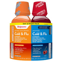 Walgreens Cold & Flu Day & Night Pack
2 bottles / 12FL OZ (710 mL) DLC: Nov24
