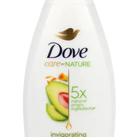 Dove Care By Nature Shower Gel Invigorating - Avocado Oil & Calendula Extract 400ml
