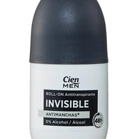 CIEN MEN Roll-on Antitranspirante 48h Invisible Antimanchas 50ml