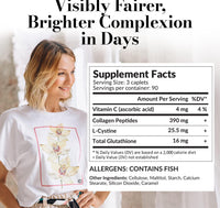 
              AFC Japan Collagen White Beauty with Marine Collagen Peptide, Glutathione, L-Cystine - 1.5X Better Absorption Than Other Collagen – for Skin Firmness & Whitening– 90 Days Supply's DLC: 20Juin26
            