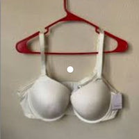 Auden Women T-Shirt Bra White Cream The Daydream Demi Coverage Light Lift