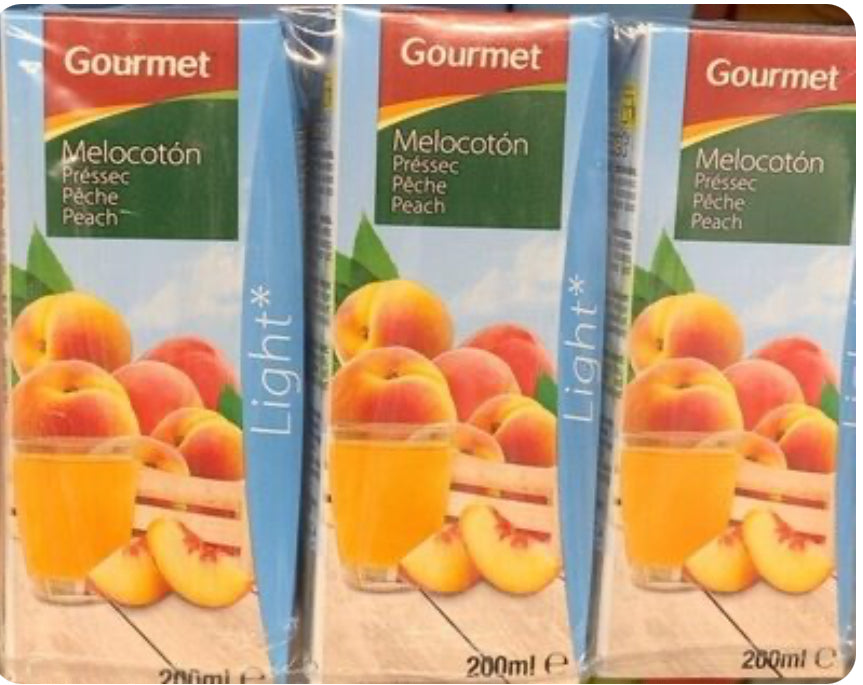 ZUMO Melocoton light   GOURMET (6 x 200 ml) DLC: Janv26