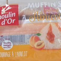 Muffins abricot – Moulin d'Or – (55 g) DLC: 18/11/25