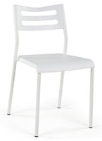 
              Desk/Writing Chair White - Humble Crew: Metal Frame, Stackable, for Home Office & Small Spaces LPEU844907
            