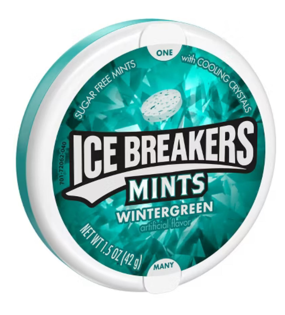 Ice Breakers Wintergreen Sugar Free Mint Candies - 1.5oz (42 g)DLC: Août25