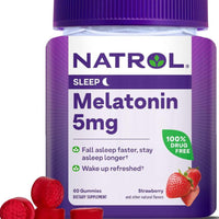 Natrol Melatonin (5 mg) – 60 gummies DLC: Juin26