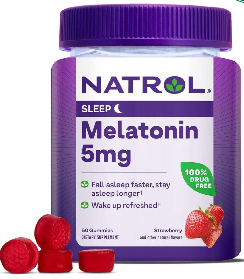 Natrol Melatonin (5 mg) – 60 gummies DLC: Juin26