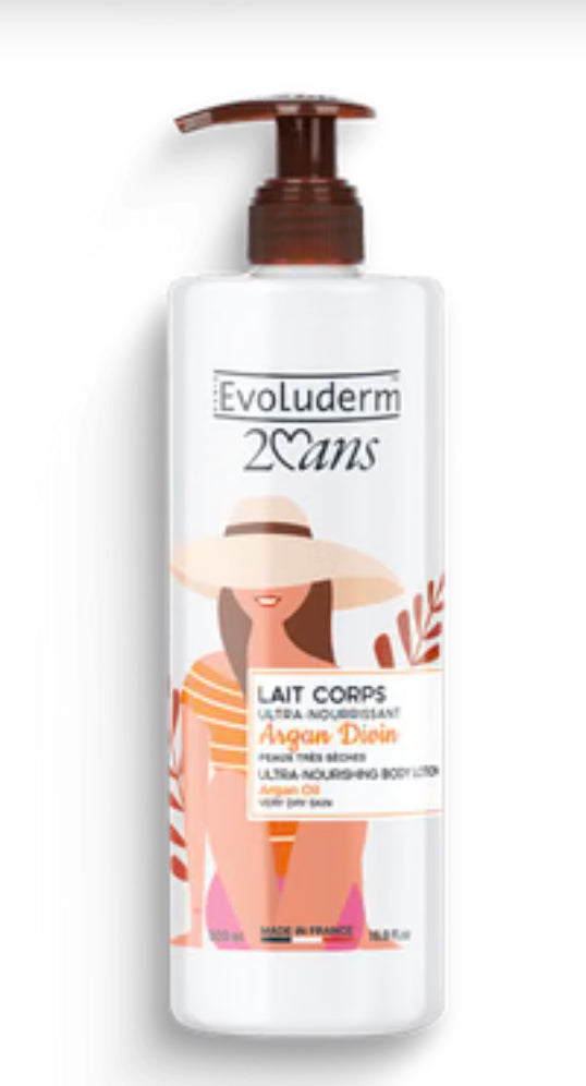 Lait Corps Ultra-Nourrissant Argan Divin - 20 ans 500ml