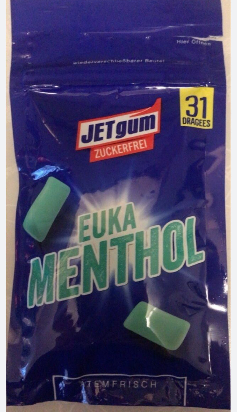 Jet Gum Euka Menthol 31Degree (45g) DLC: Dec26