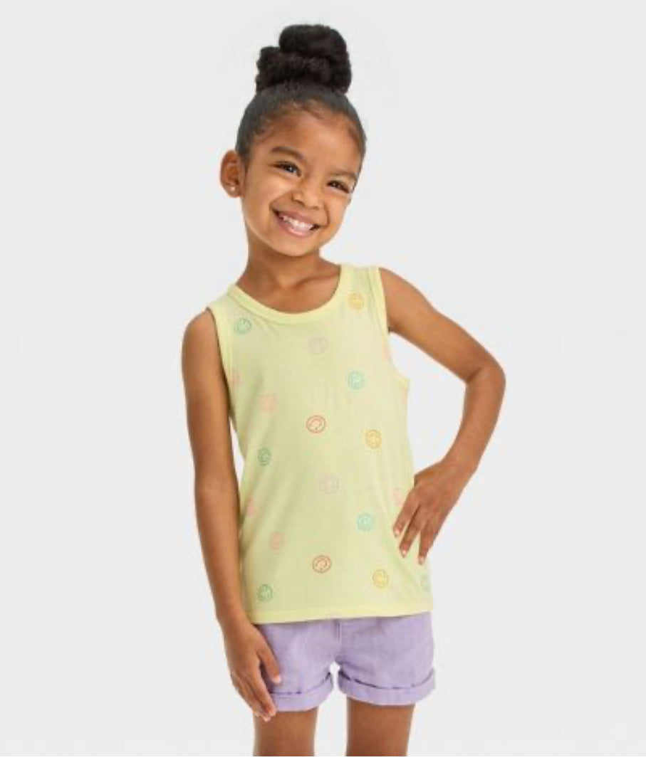 Toddler Boys' Tank Top - Cat & Jack Bright Yellow 5T