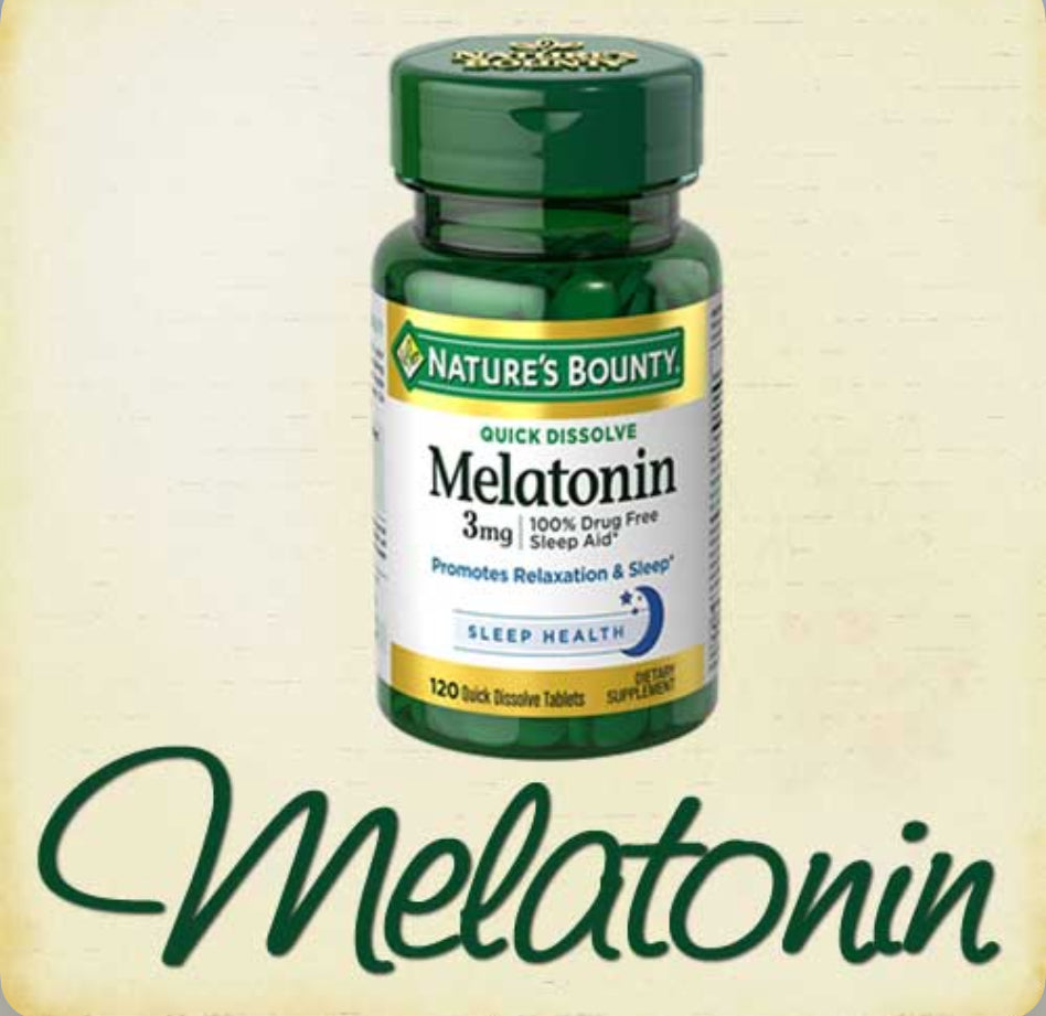 MELATONIN 3 MG - 120 QUICK DISSOLVE TABLETS/ DLC: Mars26