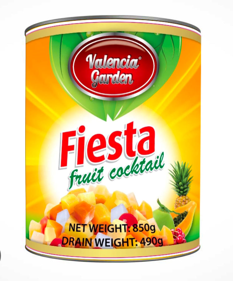 Valencia Garden Fiesta Fruit Cocktail 850g DLC: Déc25
