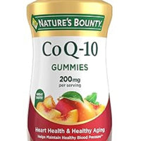 Nature's Bounty Co Q10 Gummies, Peach Mango Flavored (200 mg) - 60 Gummies DLC: 02/2027